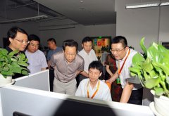 省文化廳領(lǐng)導(dǎo)到徐莊數(shù)字文化產(chǎn)業(yè)園調(diào)研